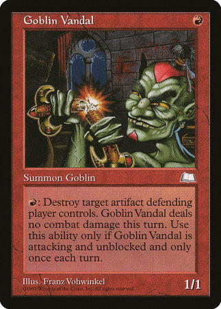 Goblin Vandal [Weatherlight] | The Time Vault CA