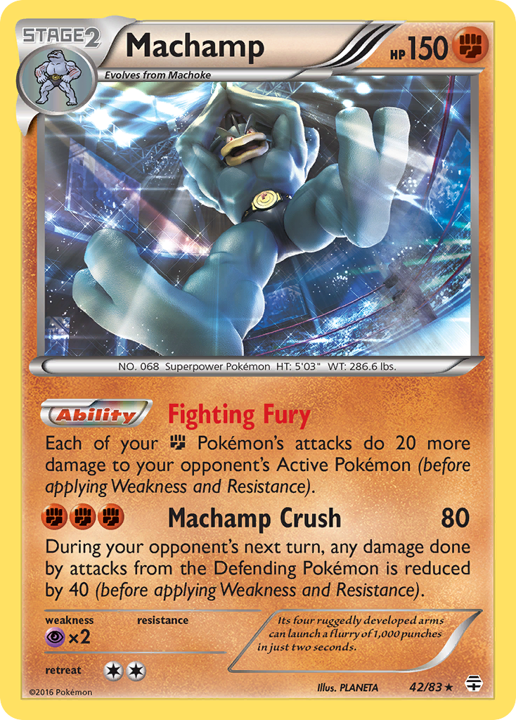 Machamp (42/83) [XY: Generations] | The Time Vault CA