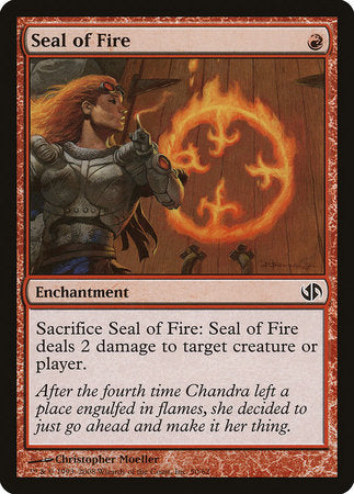 Seal of Fire [Duel Decks: Jace vs. Chandra] | The Time Vault CA