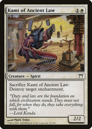 Kami of Ancient Law [Champions of Kamigawa] | The Time Vault CA