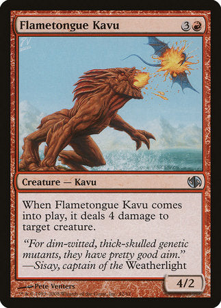 Flametongue Kavu [Duel Decks: Jace vs. Chandra] | The Time Vault CA