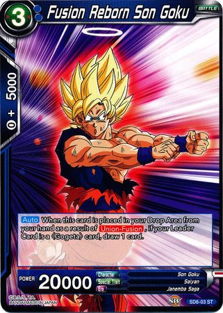 Fusion Reborn Son Goku (Starter Deck - Resurrected Fusion) (SD6-03) [Miraculous Revival] | The Time Vault CA
