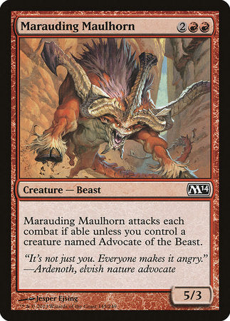 Marauding Maulhorn [Magic 2014] | The Time Vault CA
