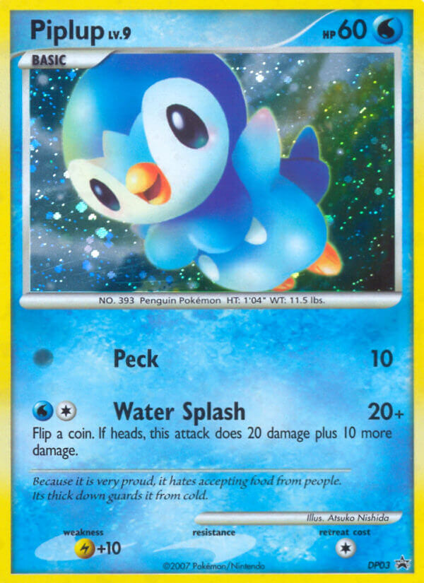 Piplup (DP03) [Diamond & Pearl: Black Star Promos] | The Time Vault CA