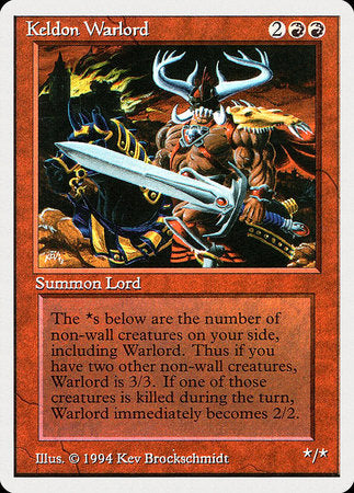 Keldon Warlord [Summer Magic / Edgar] | The Time Vault CA