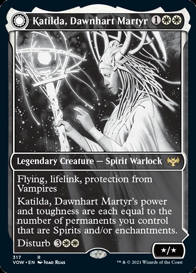 Katilda, Dawnhart Martyr // Katilda's Rising Dawn (Showcase Eternal Night) [Innistrad: Crimson Vow] | The Time Vault CA