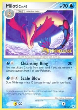 Milotic (70/147) (Prerelease Promo) [Nintendo: Black Star Promos] | The Time Vault CA