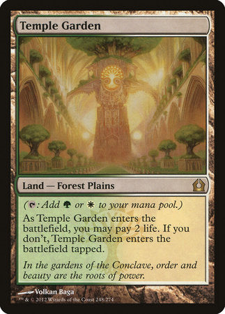 Temple Garden [Return to Ravnica] | The Time Vault CA