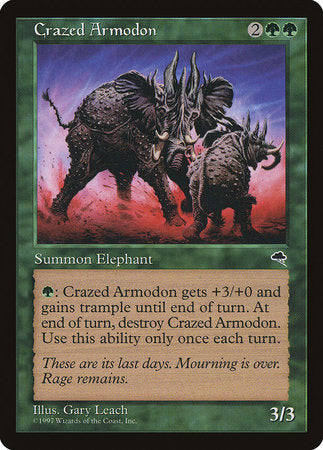 Crazed Armodon [Tempest] | The Time Vault CA