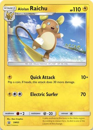 Alolan Raichu (SM65) (Jumbo Card) [Sun & Moon: Black Star Promos] | The Time Vault CA