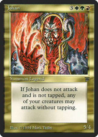 Johan [Legends] | The Time Vault CA