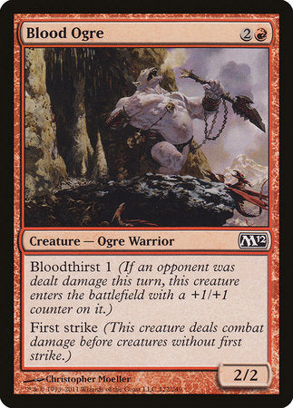 Blood Ogre [Magic 2012] | The Time Vault CA