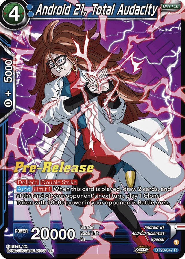 Android 21, Total Audacity (BT20-047) [Power Absorbed Prerelease Promos] | The Time Vault CA
