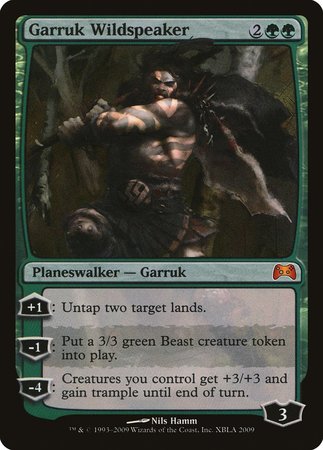 Garruk Wildspeaker [Duels of the Planeswalkers 2009 Promos ] | The Time Vault CA