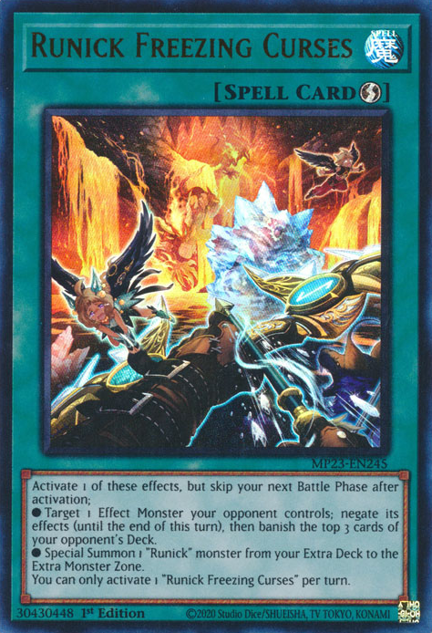 Runick Freezing Curses [MP23-EN245] Ultra Rare | The Time Vault CA
