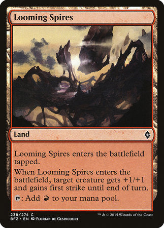 Looming Spires [Battle for Zendikar] | The Time Vault CA