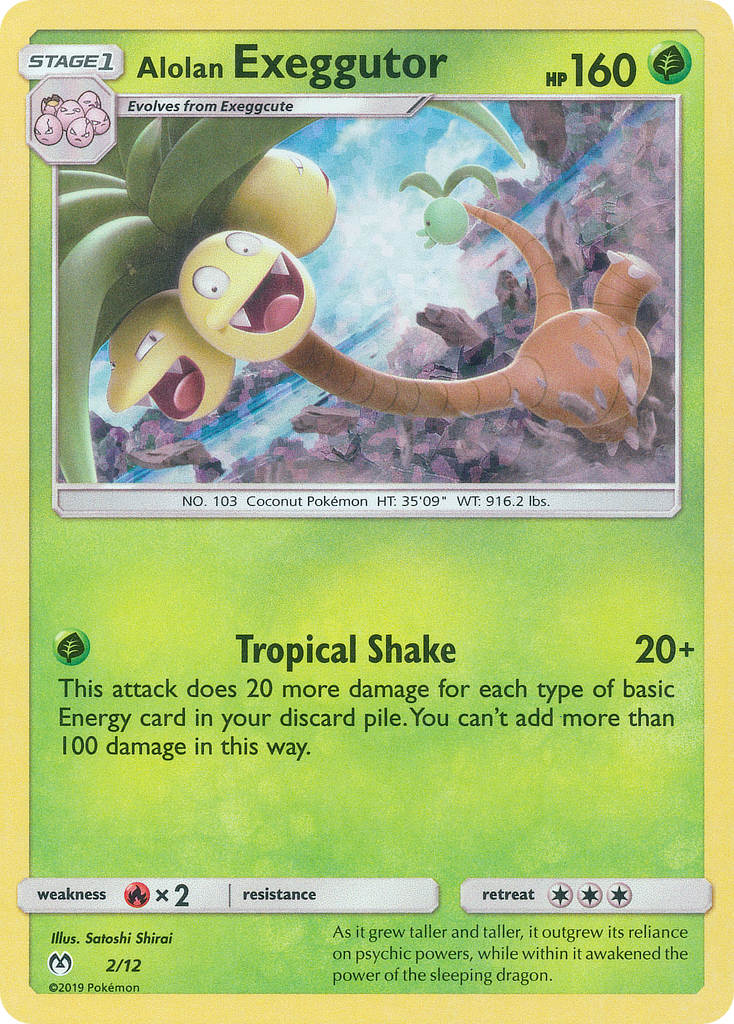 Alolan Exeggutor (2/12) [McDonald's Promos: 2019 Collection] | The Time Vault CA