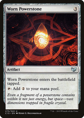 Worn Powerstone [Commander 2015] | The Time Vault CA