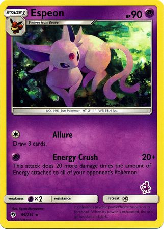 Espeon (89/214) (Mewtwo Deck) [Battle Academy 2020] | The Time Vault CA