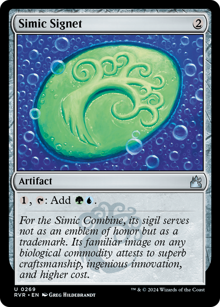 Simic Signet [Ravnica Remastered] | The Time Vault CA