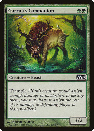 Garruk's Companion [Magic 2012] | The Time Vault CA