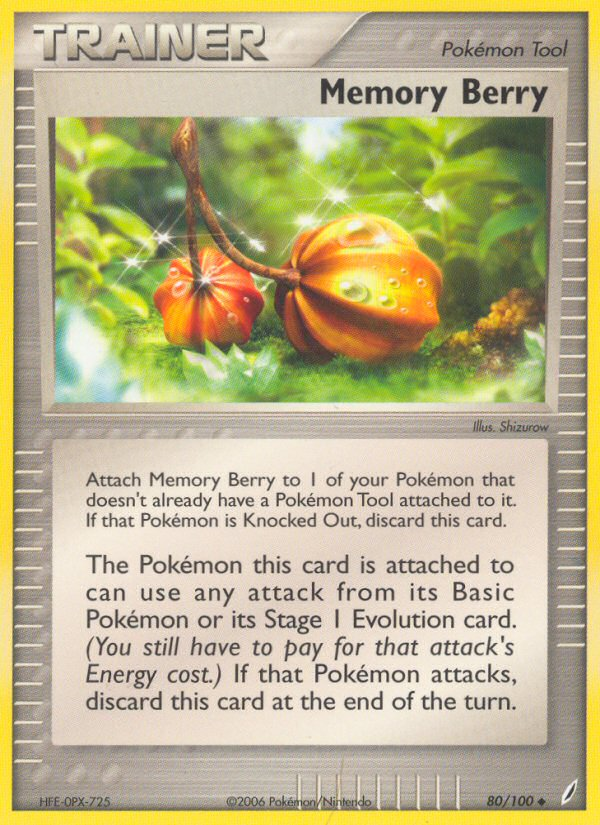 Memory Berry (80/100) [EX: Crystal Guardians] | The Time Vault CA
