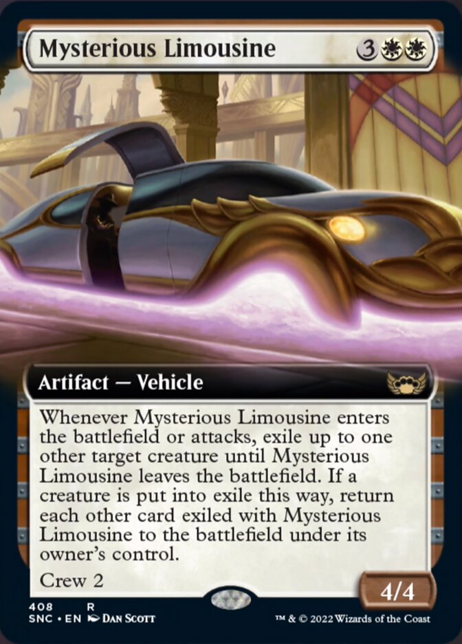 Mysterious Limousine (Extended Art) [Streets of New Capenna] | The Time Vault CA