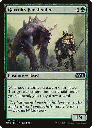 Garruk's Packleader [Magic 2015] | The Time Vault CA