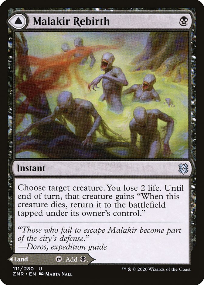 Malakir Rebirth // Malakir Mire [Zendikar Rising] | The Time Vault CA