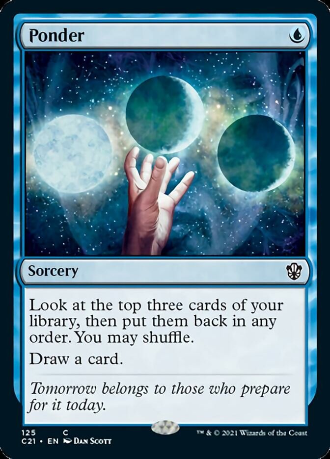 Ponder [Commander 2021] | The Time Vault CA