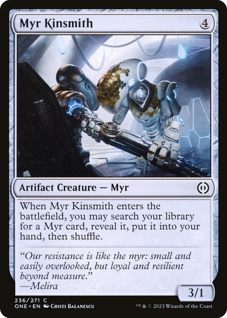 Myr Kinsmith [Phyrexia: All Will Be One] | The Time Vault CA