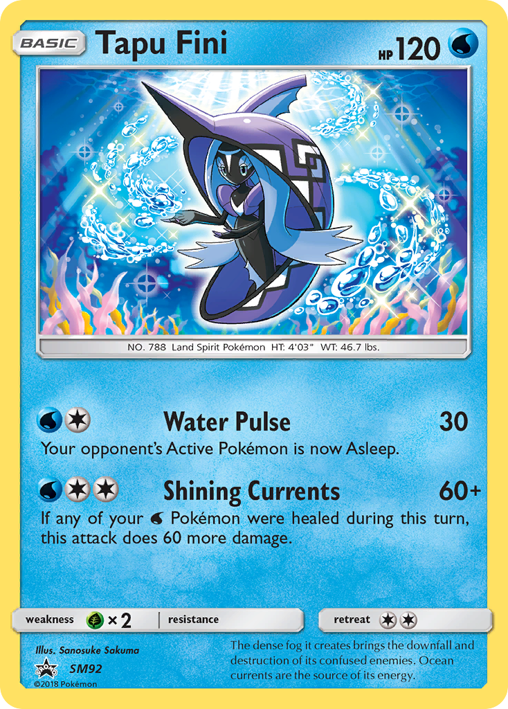 Tapu Fini (SM92) [Sun & Moon: Black Star Promos] | The Time Vault CA