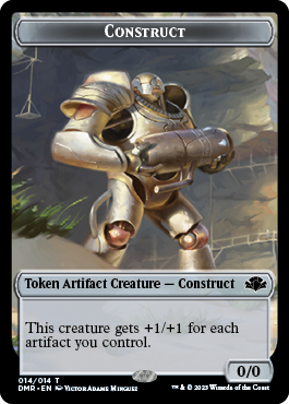 Zombie // Construct Double-Sided Token [Dominaria Remastered Tokens] | The Time Vault CA
