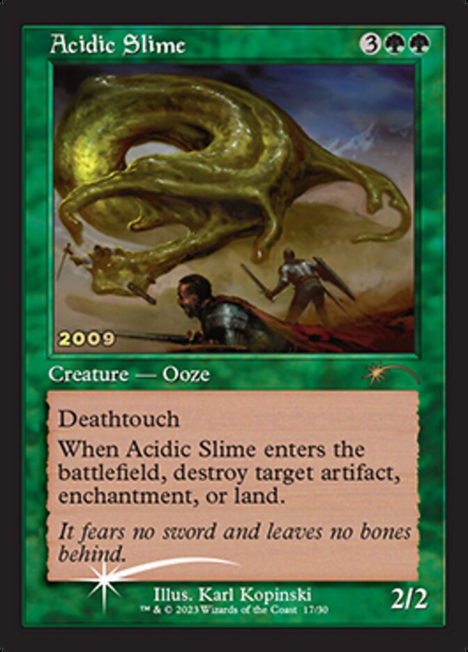 Acidic Slime [30th Anniversary Promos] | The Time Vault CA