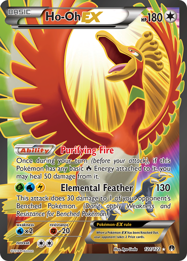 Ho-Oh EX (121/122) [XY: BREAKpoint] | The Time Vault CA