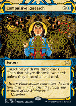 Compulsive Research (Etched Foil) [Strixhaven Mystical Archive] | The Time Vault CA