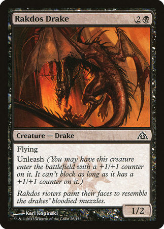 Rakdos Drake [Dragon's Maze] | The Time Vault CA