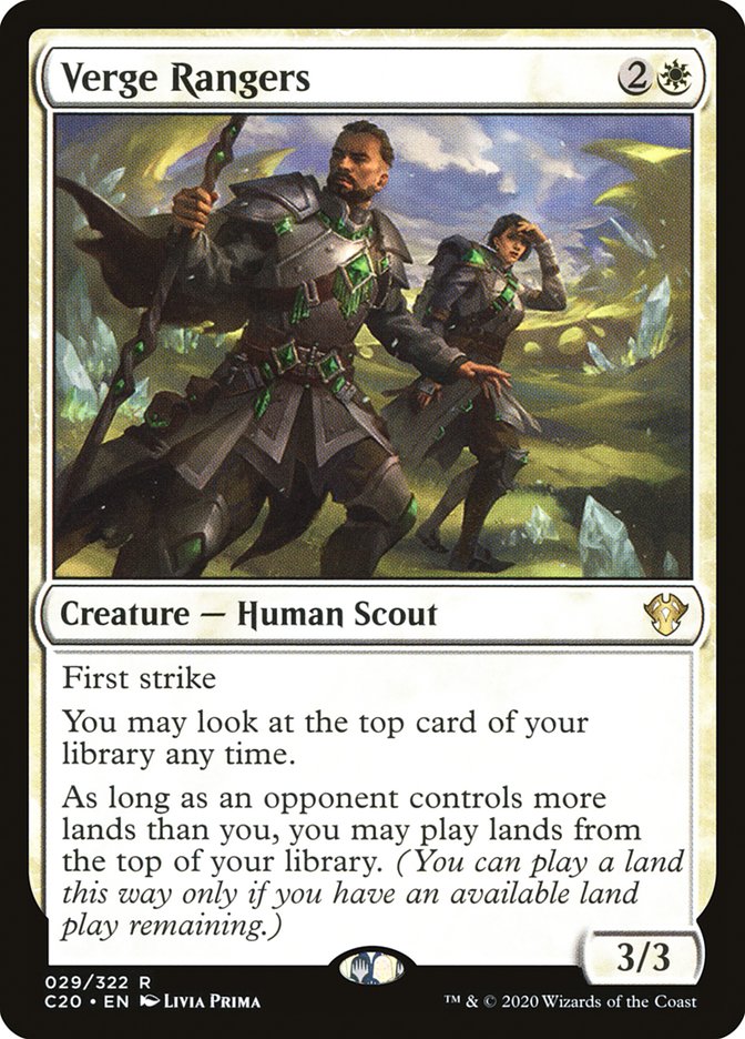 Verge Rangers [Commander 2020] | The Time Vault CA