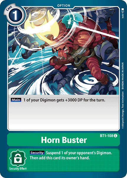 Horn Buster [BT1-108] [Release Special Booster Ver.1.0] | The Time Vault CA