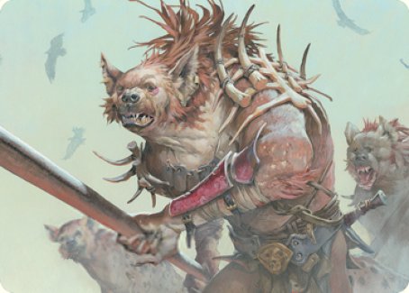 Gnoll Art Card [Dungeons & Dragons: Adventures in the Forgotten Realms Art Series] | The Time Vault CA