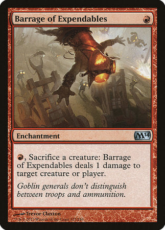 Barrage of Expendables [Magic 2014] | The Time Vault CA