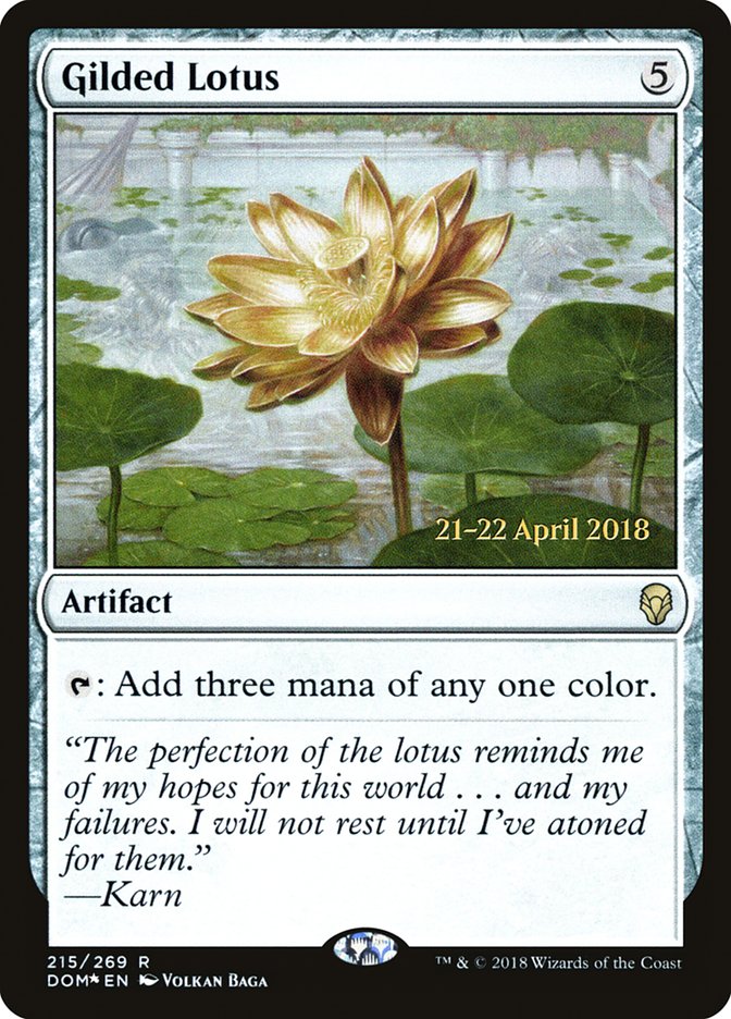 Gilded Lotus  [Dominaria Prerelease Promos] | The Time Vault CA