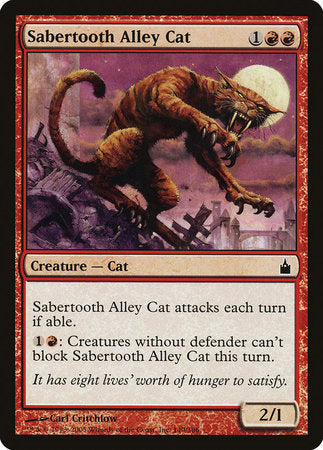 Sabertooth Alley Cat [Ravnica: City of Guilds] | The Time Vault CA