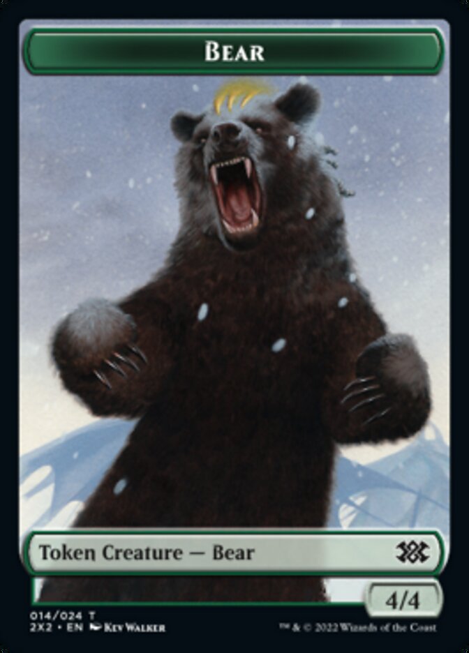Bear // Angel Double-sided Token [Double Masters 2022 Tokens] | The Time Vault CA