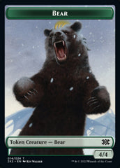 Bear // Monk Double-sided Token [Double Masters 2022 Tokens] | The Time Vault CA