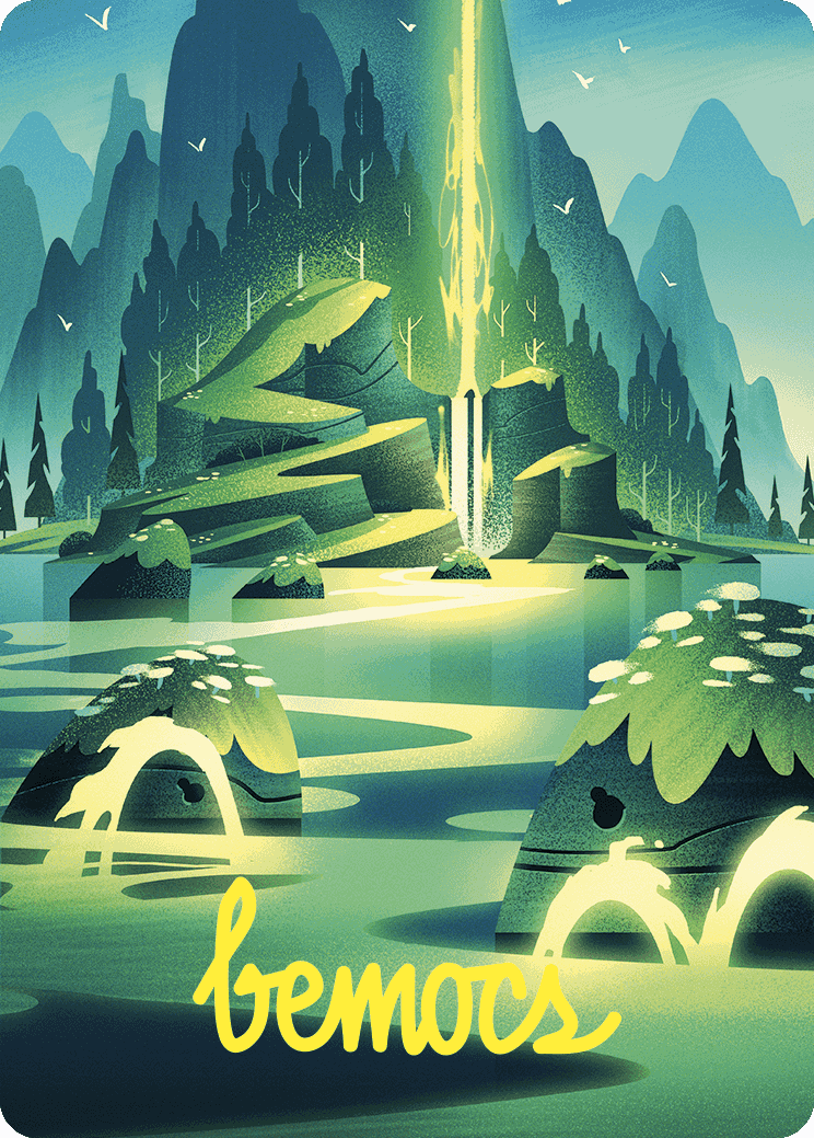 Leyline of Abundance Art Card (Gold-Stamped Signature) [Wilds of Eldraine Art Series] | The Time Vault CA