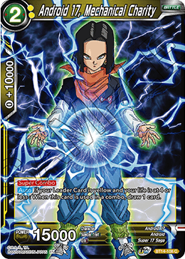 Android 17, Mechanical Charity (BT14-108) [Cross Spirits] | The Time Vault CA