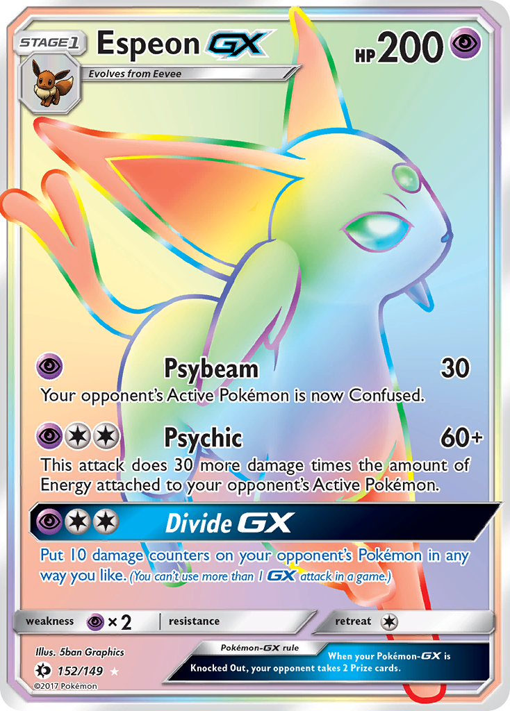 Espeon GX (152/149) [Sun & Moon: Base Set] | The Time Vault CA