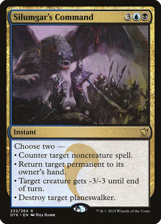Silumgar's Command [Dragons of Tarkir] | The Time Vault CA