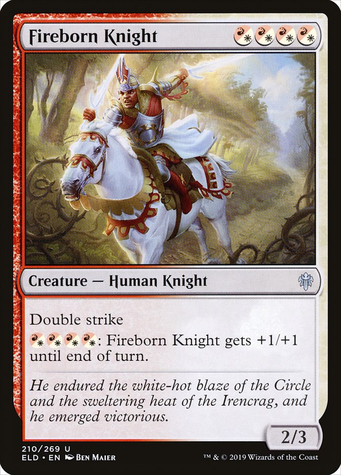 Fireborn Knight [Throne of Eldraine] | The Time Vault CA